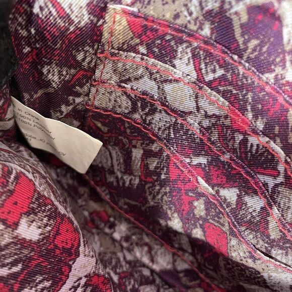 Elliott Lucca Crossbody Wristlet Bag Woven Black Gold Woven Flap Turn Lock - Picture 10 of 12